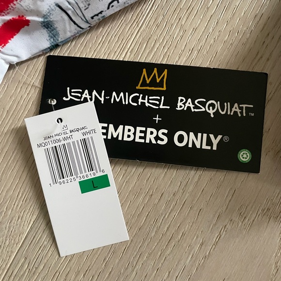 NWT Jean-Michael Basquiat x Members Only lightweight men’s Jacket, Size Large - Picture 3 of 4